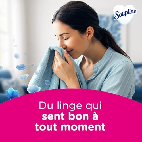 SOUPLINE - Spray Brume de Linge Parfum Grand Air - Brume Parfumée pour Linge de Maison et Vêtements - Complément Idéal à Votre Lessive et à Votre Adoucissant Linge - Lot de 2 x 300 ml