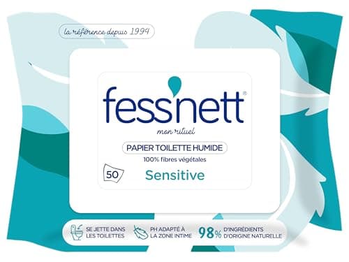 Fess Nett Fess'nett Papier Toilette Humidifié Sensitive 50 Pièces 1 Unité