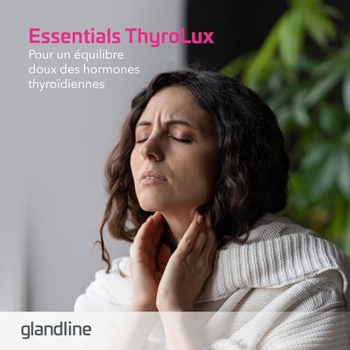 Thyroide – Capsules de Zinc, Selenium, Tyrosine, Iode et Manganese – 180 Gélules pour 180 Jours – Sans gluten – Sensilab ThyroLux Essentials