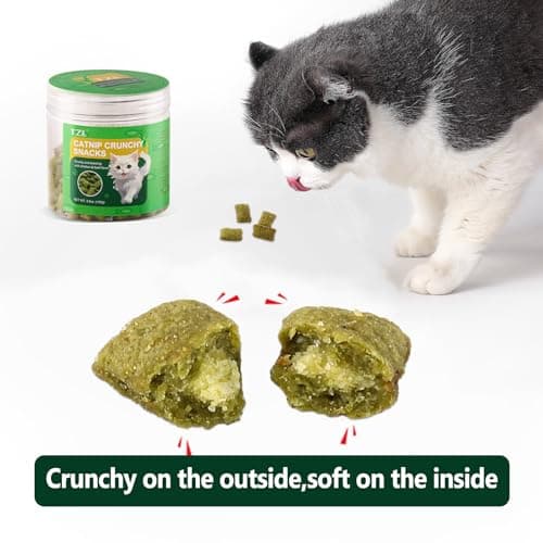 TZL Friandises Croustillantes et Douces, Friandises pour Chats au Goût de Poulet, Entièrement Naturelles et sans Danger pour Les Chats (100g)