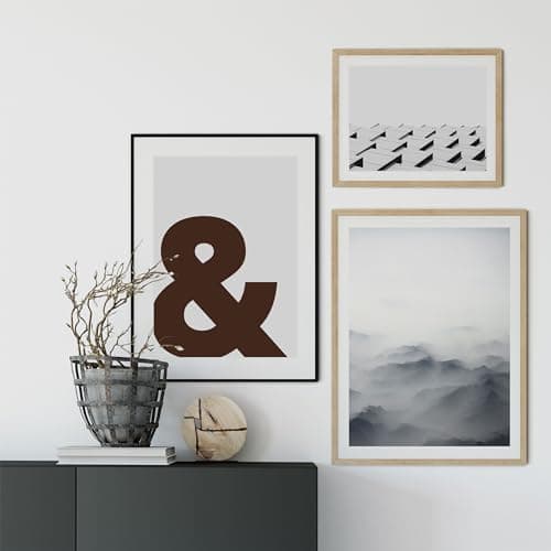 DEHA Design Cadre en bois Fontana, 30x40 cm, Blanc
