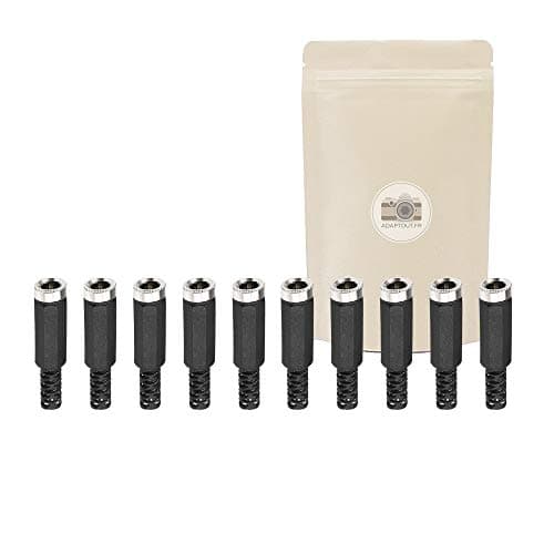 X10 Prise12 Volt Femelle Connecteur 5.5mm x 2.1mm Alimentation Fiche à Souder 12V - ADAPTOUT Marque Française