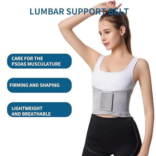 MageJoy Ceinture de Soutien Lombaire - Ceinture Orthopédique pour le Dos pour la Thérapie de la Douleur et le Soutien