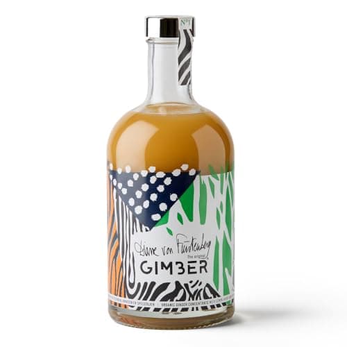 GIMBER Édition limitée avec Diane de Furstenberg | Original N°1 | Concentré de gingembre biologique 700 ml | Boisson bio sans alcool à base de gingembre, citron et herbes