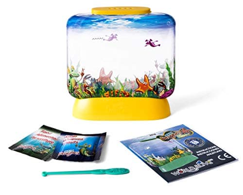 Aqua Dragons Sea Friends Colour Adventure,Jouet éducatif STEM, Aquarium Set, Grow Easy Pet for Kids,Comprend un réservoir, de nourriture, des œufs, une cuillère pour nourrir l'animal,Couleur surprise