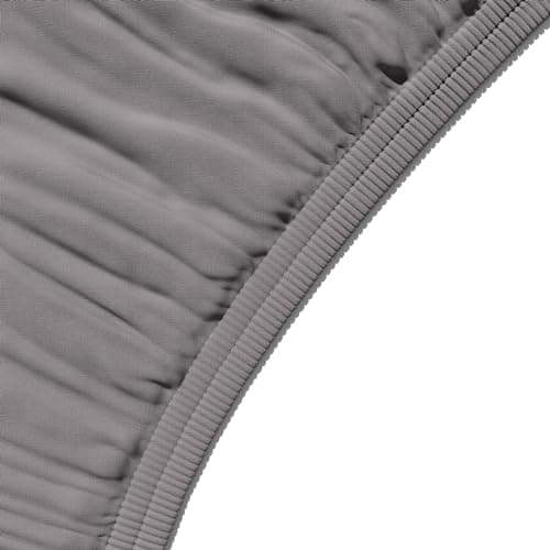 Amazon Basics Drap Housse, 160 x 200 x 30 cm, en Polyester Microfibre pour Matelas Épais jusqu'à 30 cm, Gris Foncé