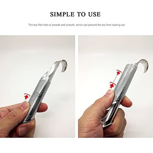 ZARRS Filtre à Thé Infuseurs,2 Pièces Infuseurs Acier Inoxydable Diffuseur de Thé Stainless Steel Tea Ifuses pour Passoires à thé en Vrac Maille Fine