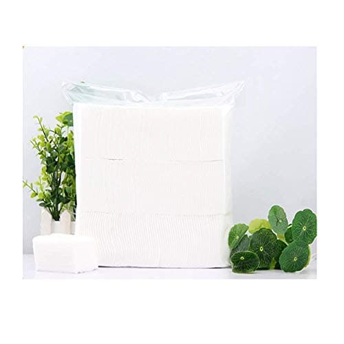 Lot de 1200 cotons jetables en coton pour démaquiller le visage, les yeux, les lèvres, les ongles, le visage
