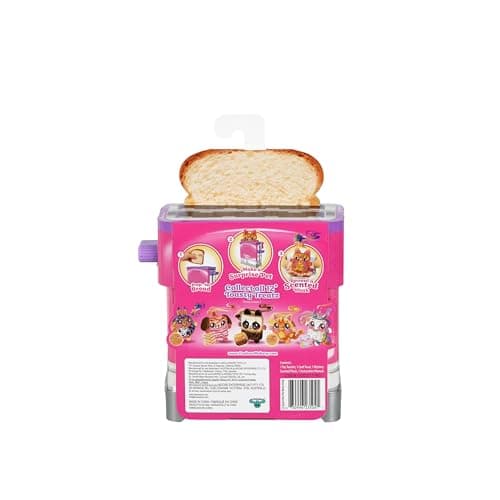 Cookeez Makery Toasty TREATZ Grille-Pain Toasty Treatz avec Peluche parfumée. Prépare Une Peluche Surprise Douce et Moelleuse. Fais Griller Ton Toast et découvre Une Peluche Surprise !