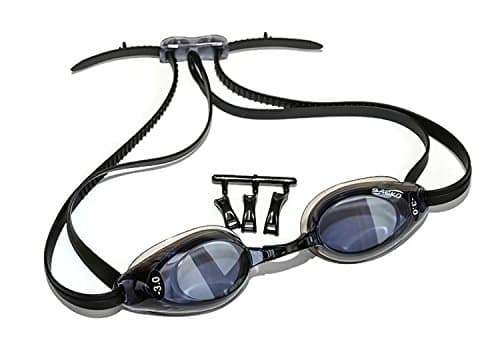 SPORTS WORLD VISION Lunettes de Natation Professionnelles Facultés Différentes Deluxe Noir Adulte Gauche (-7.00) Droit (-7.00)