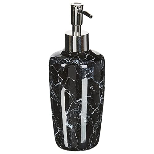 Ensemble d'Accessoires de Salle de Bain 6 Pièces Dolomite Noir Palmilla