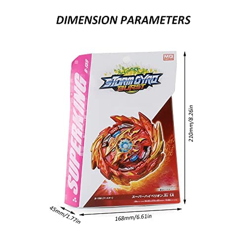 Toupie avec Lanceur, Toupie Metal Fusion, Metal Fusion Burst Turbo Blade Gyro de Combat Jouet Set, EnfantsAdolescents Et Enfants De Plus De 6 Ans