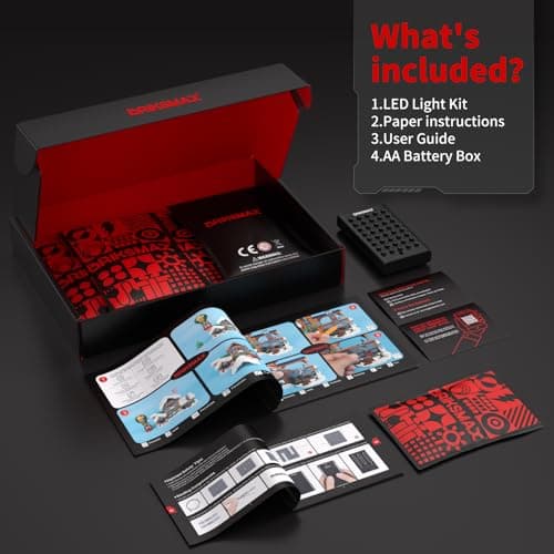 BRIKSMAX Kit d'éclairage LED pour LEGO Icons Le bureau de poste du Père Noël - Compatible avec Lego 10339 Modèle de blocs prédéfinis - Ne pas inclure le jeu Lego