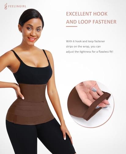 Power Ceinture pour Le Sport Waist Trainer Ceinture Amincissante Femme Serres Taille Ventre Plat de Sudation Minceur Corset Sculptant Réglable Brun