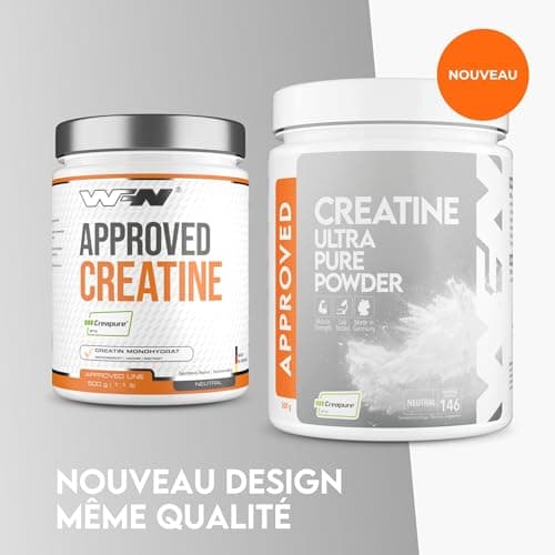 WFN Approved Creatine- Poudre De Créatine Monohydrate Pure-Augmente La Performance-Sans Additifs-500g-146 Portions-Végétalien-Saveur Neutre-Testé En Laboratoire