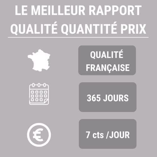 ZINC 15MG - 1 an d’Approvisionnement 365 Comprimés - Immunité, Cheveux, Peau, Ongles, Fonctions Cognitives - Complement alimentaire -Fabriqué en France