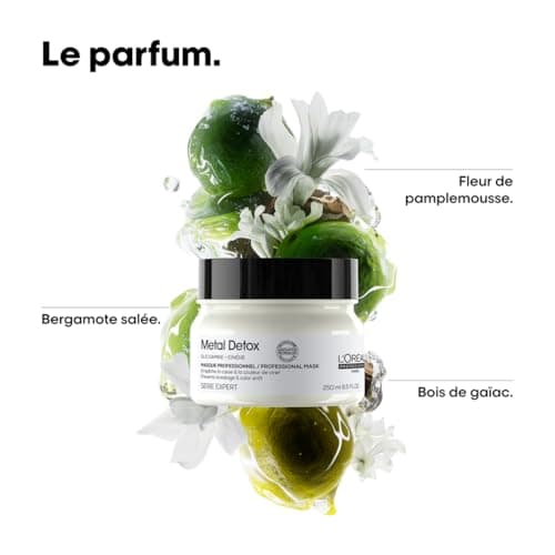 L'OREAL PROFESSIONNEL - Masque Metal Detox - Cheveux Secs & Abîmés - 250 ml