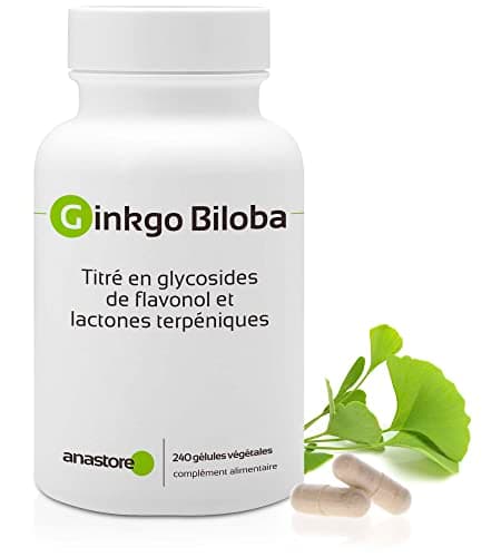 GINKGO BILOBA * 60 mg / 240 gélules * Titré à 24% min. en glycosides de flavonol et à 6% min. en lactones terpéniques * Cardiovasculaire, Cerveau, Immunitaire