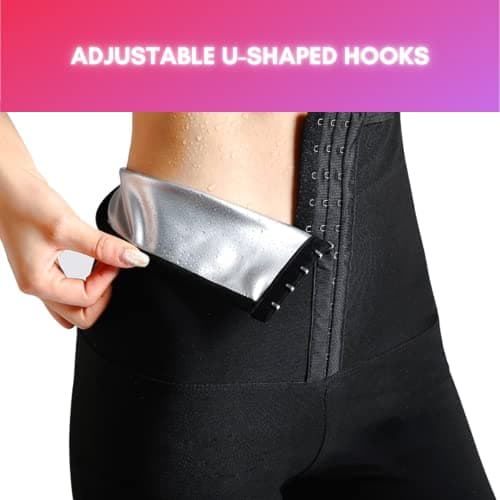 Sudation Pantalon Amincissante Ventre Plat Maigrir Leggings Sauna Suit Shapewear Costume D'entraînement Taille Haute Formateur Shaper Exercice Fitness Gym Yoga Sport Femme