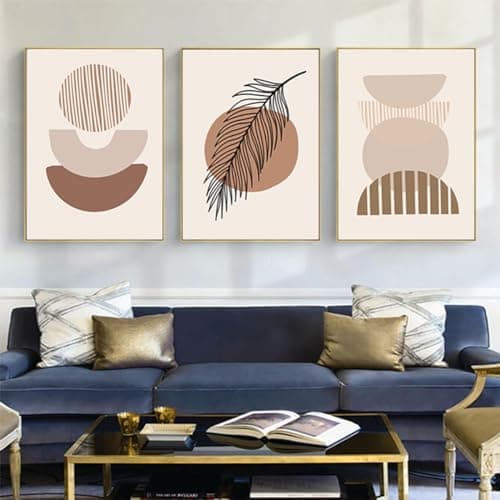 Lot de 3 posters muraux, imprimés de feuille botanique, modernes, abstraits, sans cadre, image 02, 20 x 30 cm