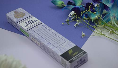 SVATV Bâton d'encens Lavande Incense Stick avec Lot de 2 encens pour méditation, Yoga, Spirituel, – 15 g x 2 | 30g | 1,05 oz