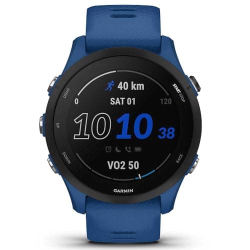 Garmin Forerunner 255 – GPS-Laufuhr mit individuellen Trainingsplänen, speziellen Lauffunktionen und detaillierter Trainingsanalyse. 1,1“ & 1,3" Farbdisplay, Akkulaufzeit bis zu 14 Tage