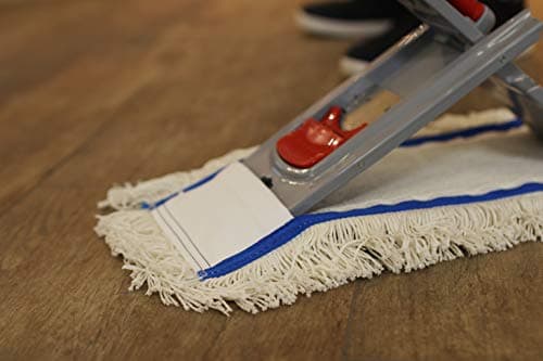 Bellanet Lot de 2 serpillères en coton pour parquet et sols en bois véritable 40 cm - Enlèvement professionnel avec fibres naturelles