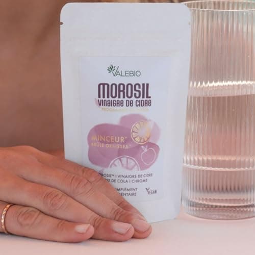 Morosil ® + vinaigre de cidre | Contrôle du poids, brûle graisse, digestion & régulation de la glycémie | 60 gélules gastro-résistantes | Valebio