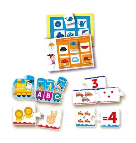 Clementoni - La Maternelle dès 3 Ans - Coffret de Jeux éducatifs Qui réunit de Nombreuses activités de l’école Maternelle. pour Enfant - Apprendre en s'amusant - Fabriqué en Italie
