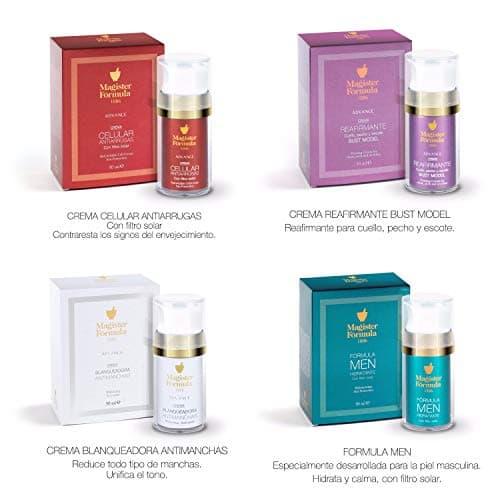 Crème Hydratante Visage Homme 50 ml | Anti Rides, Anti ge, Anti Taches | Après Rasage | Avec Filtre Solaire SPF | Teint Mat | Soin et Nourrit | Peaux Grasses, Mixtes et Sèches | Magister Formula