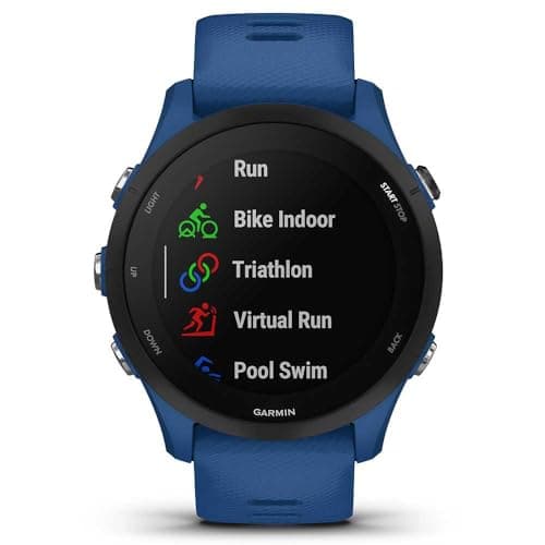 Garmin Forerunner 255 – GPS-Laufuhr mit individuellen Trainingsplänen, speziellen Lauffunktionen und detaillierter Trainingsanalyse. 1,1“ & 1,3" Farbdisplay, Akkulaufzeit bis zu 14 Tage