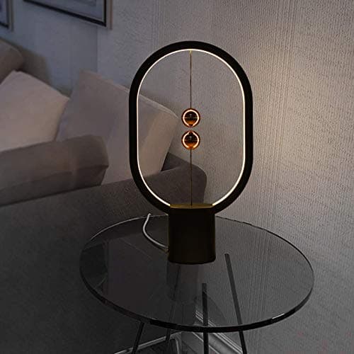 Hztyyier Lampe de Bureau LED pour ChambreMaison, Bureau, Balance Lamp Office Supplies, Touch Dimmer Balance Magnetic Lamps Lampe de Table LED24.8 * 14 * 5.5CM Office Supplies