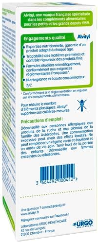 Alvityl - Sirop Défenses Immunitaires - Echinacées, Propolis, Vitamines C & D - Dès 3 ans - 240 ml