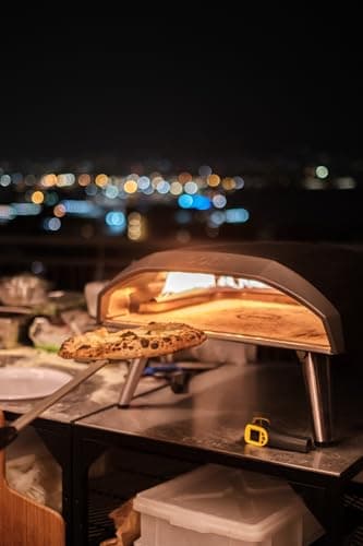 Ooni pelle à tourner – Pelle à pizza à long manche – Pelle à pizza aluminium – Accessoires pour four à pizza – Accessoires