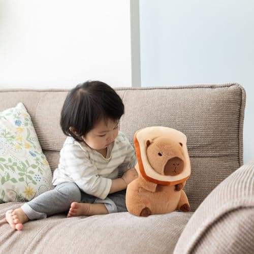 DGUSO Peluche Capybara Simulation, 25cm Capybara Peluche, Capybara Gifts Jouet, Mignon Jouet en Peluche Capybara, Décoration d'Intérieur, Jouets de Guérison pour Enfants et Adultes