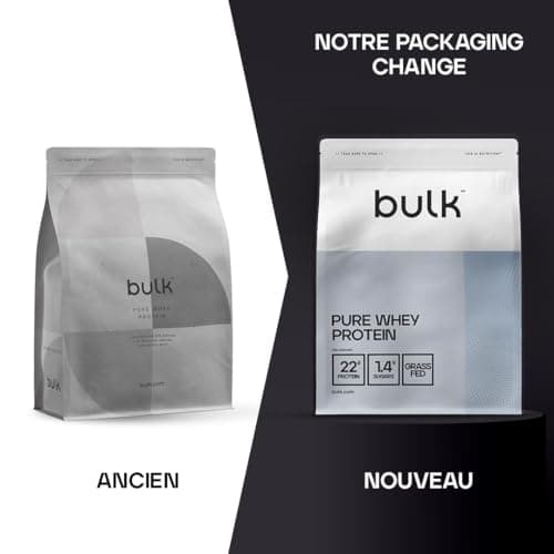Bulk Protéine Whey en Poudre, Banane, 1 kg