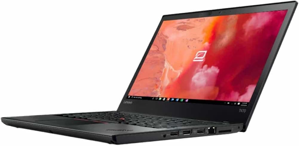 Lenovo ThinkPad T470 Intel Core i5-6300U 8Go RAM 256Go PCIe NVMe SSD 35,6 cm (14") FHD IPS Display, Windows 10 Pro 3 GHz, support de travail, noir