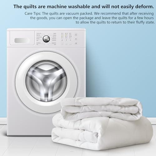 CozyLux Couette 4 Saisons 220x240 - 3 en 1 (150g/m2 + 300g/m2 = 450g/m2), Été Légère + Mi-Saison = Tempérée Chaud Hiver, Avec Boutons Pression, 240x220 Blanc