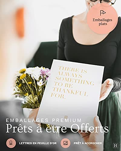 Heimlich® Tableau Décoration Murale - SANS Cadres -Set de Poster Premium pour la Maison, Bureau, Salon, Chambre, Cuisine | 4 pièces en DIN A4 (21x30cm) | » Cuisine «