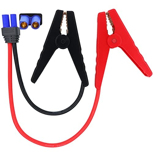 HuaLiSiJi EC5 Cable pour Jump EC5 Câble de Demarrage Voiture, Pince Crocodile Voiture Batterie, pour 12V Booster de Démarreur de Saut de Voiture Portable (40cm)