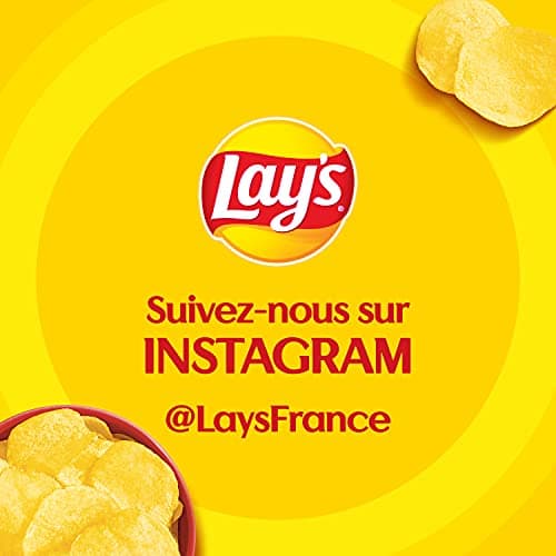 Lay's Chips Nature Barbecue saveur 45 g - Lot de 20