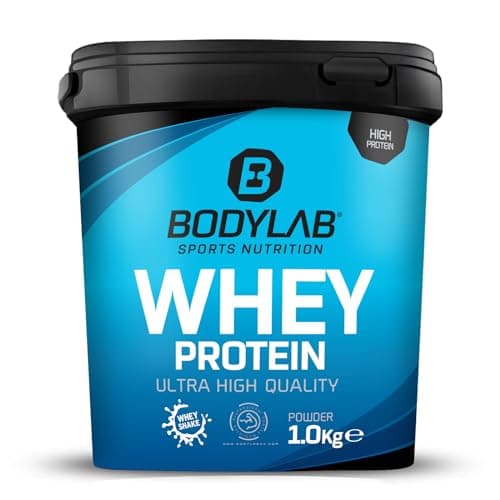 Bodylab24 Whey Protein Powder Triple Chocolat 1kg, pour des muscles plus forts, protéine de lactosérum peut favoriser la construction musculaire, avec 80% de protéines, sans aspartame
