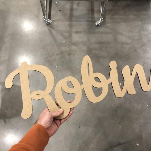 Prénom bois de 20 cm à 96 cm décor de chambre d’enfant personnalisé fait à la main
