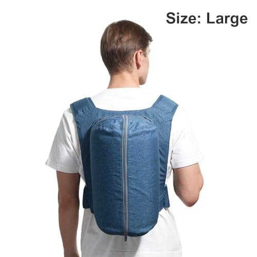 WoodyKnows Sac à Dos pour Sommeil latéral, Nouveau modèle pour Maintenir la Position de Sommeil latérale│Appareil de thérapie du Sommeil latéral│Solution d'aide Anti-ronflement (Petit)