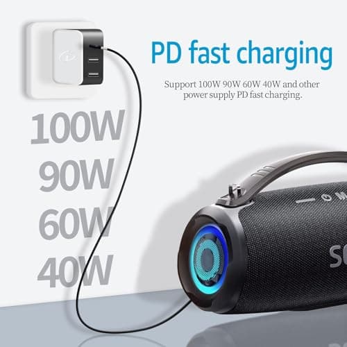 DSD TECH MagicConn SH-CP12A Câble d'alimentation USB Type C vers DC