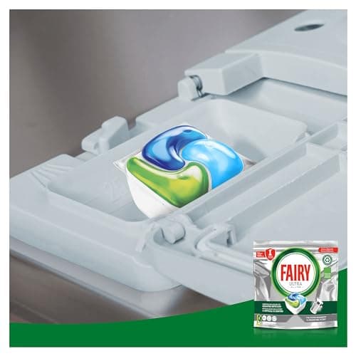 Fairy Original Tablettes Lave-vaisselle All In One, Citron, 132 (6x22) Capsules, Efficaces Même Sur La Graisse Incrustée