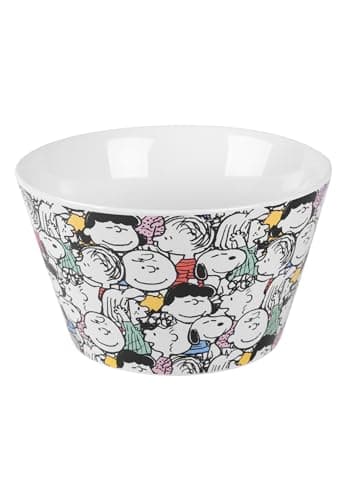 United Labels The Peanuts Bol Snoopy - Bol à céréales Bol blanc Allover Porcelaine 500ml