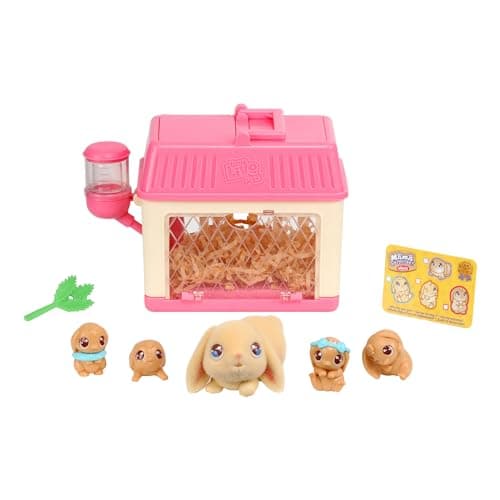 Little Live Pets Nourris et occupe-toi de Lil’ Bunny dans Le clapier pour Qu’Elle devienne Maman !