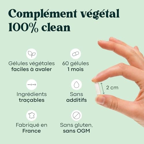 Vinaigre de Cidre avec Maté, Effet Coupe-Faim et Draineur Naturel pour la Perte de Poids, Avec Yerbé Maté, Cure de 1 mois, 60 Gélules, Fabriqué en France, Essentials by Novoma