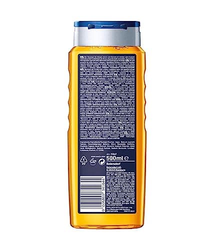 NIVEA MEN Active Energy 3in1 Gel douche énergisant pour hommes avec de la caféine 500 ml